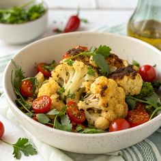 Cauliflower Microgreen Salad